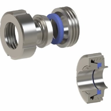 Молочная гайка состоит из 4х частей Молочная гайка состоит из 4х частей