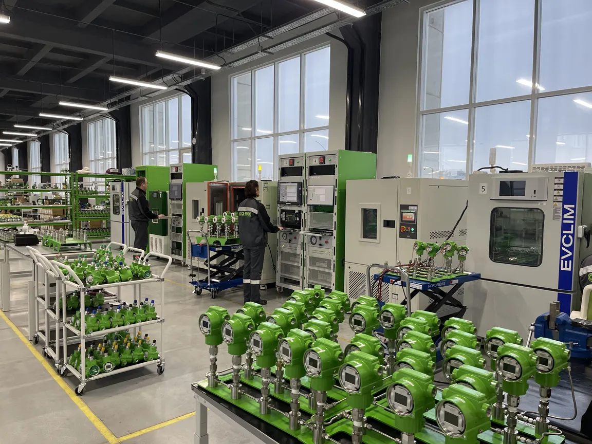 Датчики давления в цеху Датчики давления в цеху