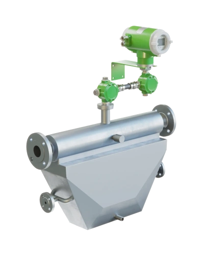 Компактный массовый расходомер интегральный с рубашкой